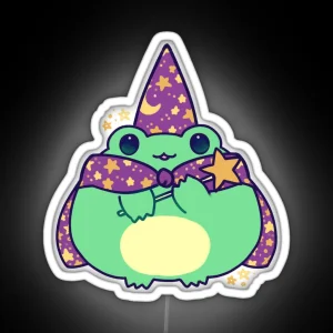 Frog Wizard RGB Neon Sign