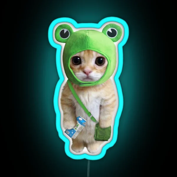 Froggy El Gato RGB Neon Sign