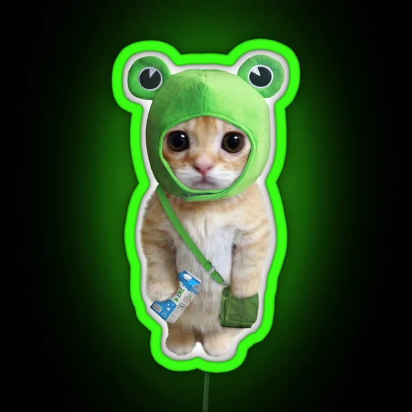 Froggy El Gato RGB Neon Sign