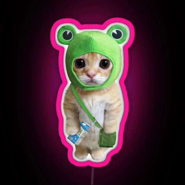 Froggy El Gato RGB Neon Sign