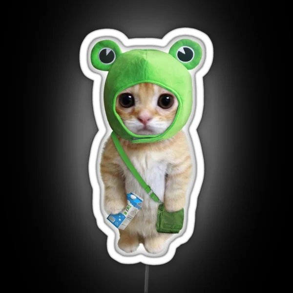 Froggy El Gato RGB Neon Sign