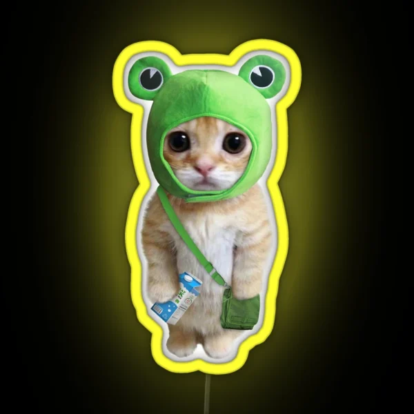 Froggy El Gato RGB Neon Sign