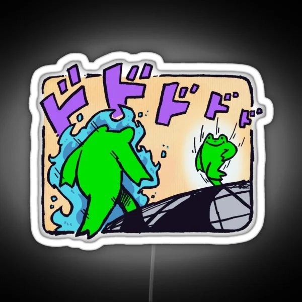 Froggy S Bizarre Adventure RGB Neon Sign