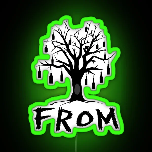 From TV Show Bottle Tree Anghkooey RGB Neon Sign