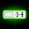 Front Engine 4WD Forza Drive Train Forza Motorsport Forza Horizon RGB Neon Sign - Image 4