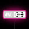 Front Engine 4WD Forza Drive Train Forza Motorsport Forza Horizon RGB Neon Sign - Image 6
