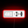 Front Engine 4WD Forza Drive Train Forza Motorsport Forza Horizon RGB Neon Sign - Image 2