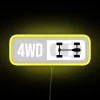 Front Engine 4WD Forza Drive Train Forza Motorsport Forza Horizon RGB Neon Sign - Image 5