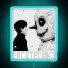 Frostbound Curse Black And White Christmas Horror Manga Anime RGB Neon Sign - Image 3