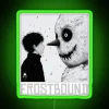 Frostbound Curse Black And White Christmas Horror Manga Anime RGB Neon Sign - Image 4