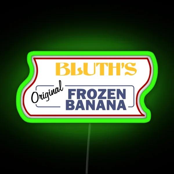 Frozen Banana Stand Arrested Development RGB Neon Sign