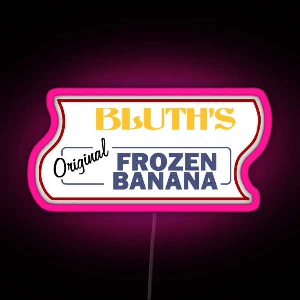 Frozen Banana Stand Arrested Development RGB Neon Sign