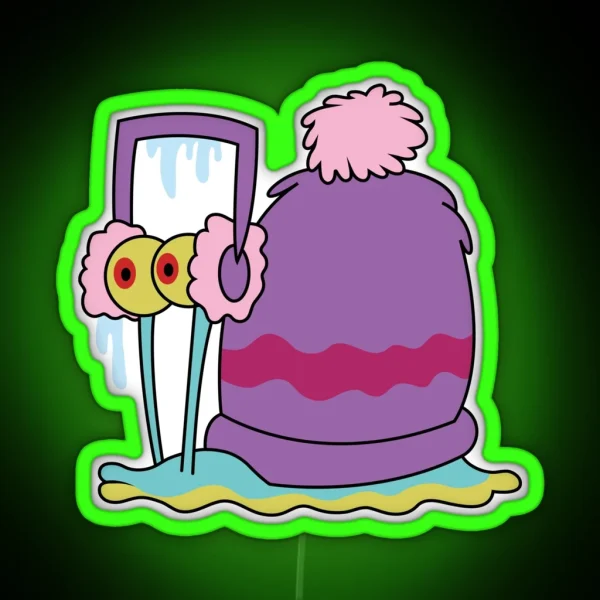 Frozen Gary The Snail RGB Neon Sign