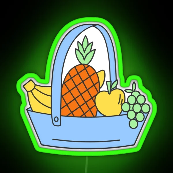 Fruit Basket RGB Neon Sign