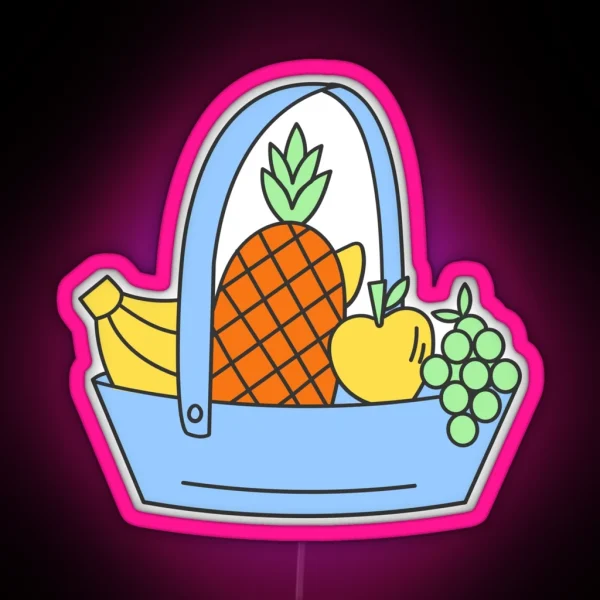 Fruit Basket RGB Neon Sign