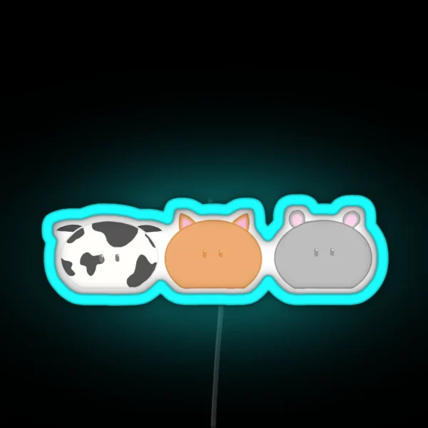 Fruits Basket Mochi RGB Neon Sign