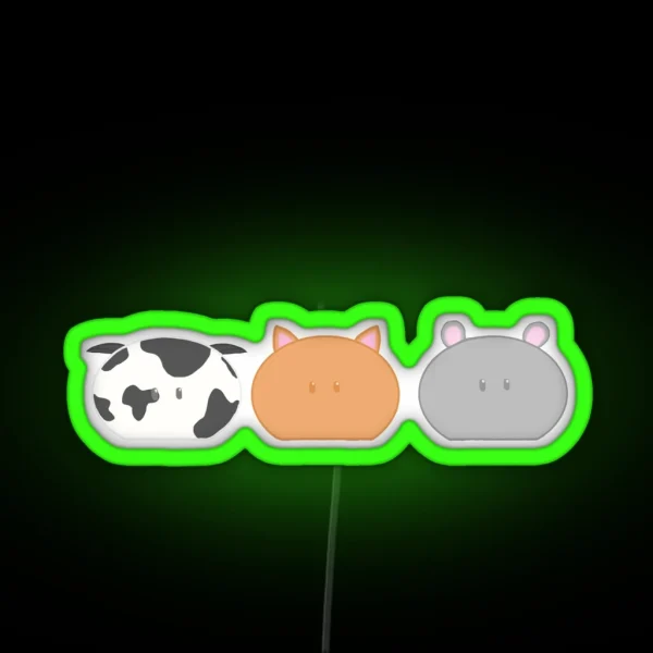 Fruits Basket Mochi RGB Neon Sign