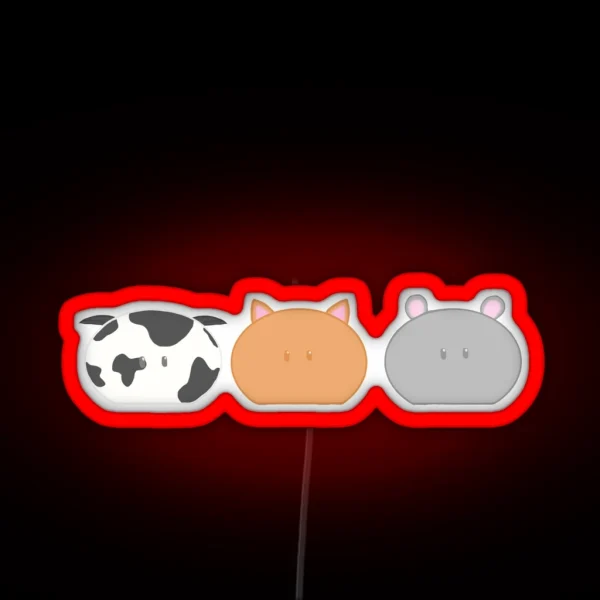 Fruits Basket Mochi RGB Neon Sign