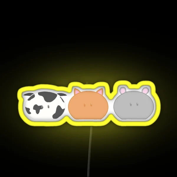 Fruits Basket Mochi RGB Neon Sign