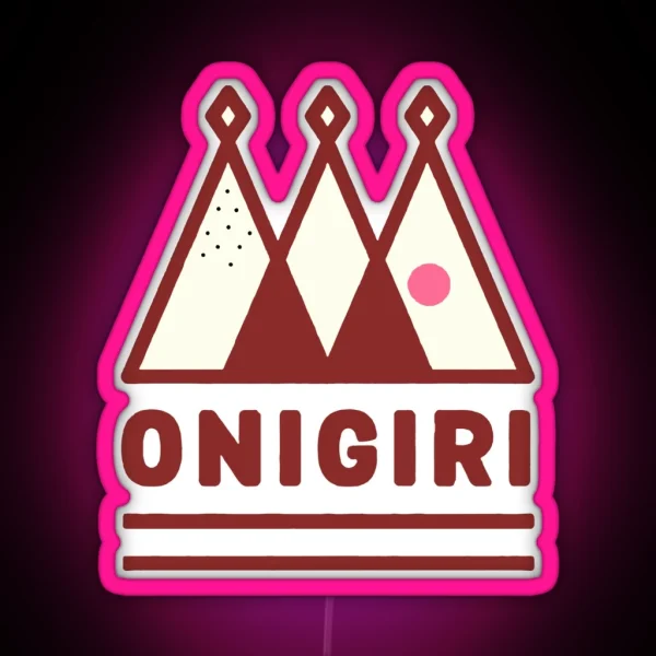 Fruits Basket Onigiri RGB Neon Sign