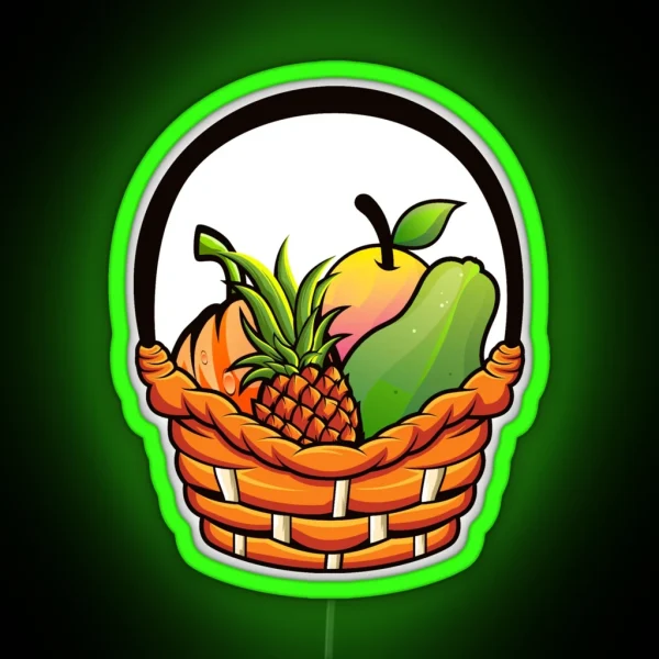 Fruits Basket RGB Neon Sign