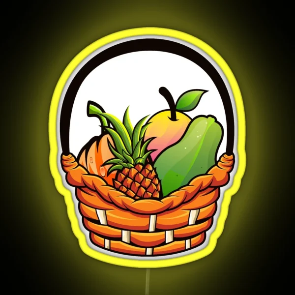 Fruits Basket RGB Neon Sign