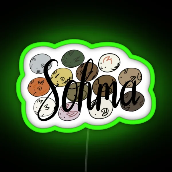 Fruits Basket Sohmas RGB Neon Sign