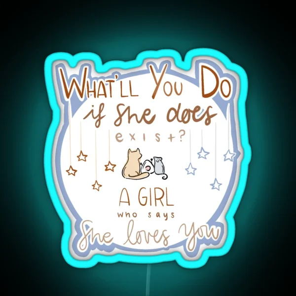 Fruits Basket What Ll You Do If She Does Exist A Girl RGB Neon Sign