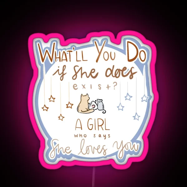 Fruits Basket What Ll You Do If She Does Exist A Girl RGB Neon Sign