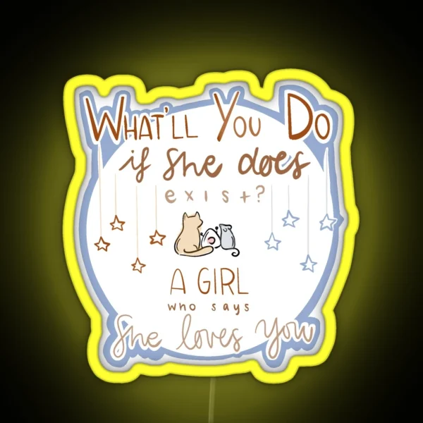 Fruits Basket What Ll You Do If She Does Exist A Girl RGB Neon Sign