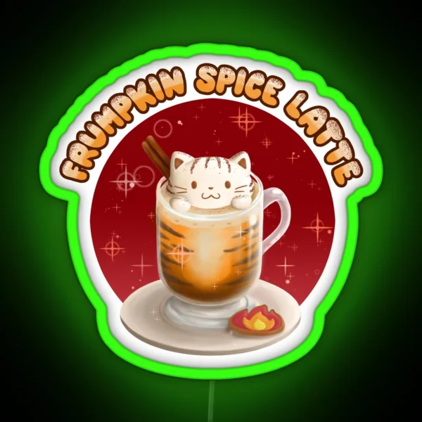 Frumpkin Spice Latte RGB Neon Sign