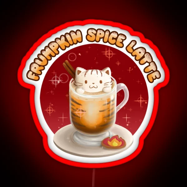Frumpkin Spice Latte RGB Neon Sign