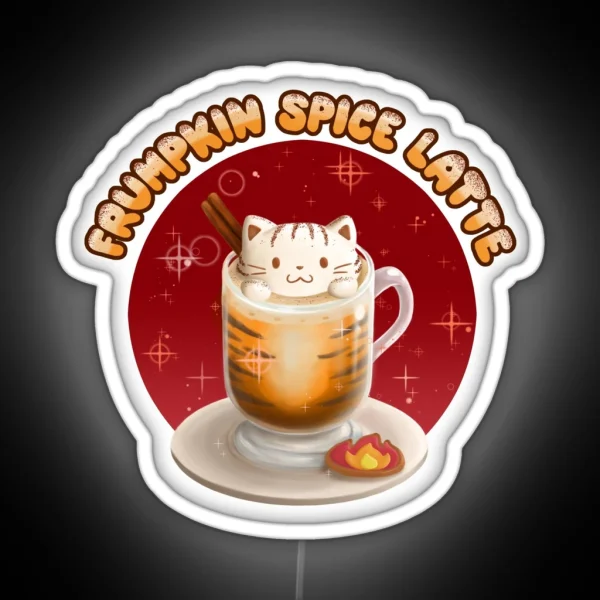 Frumpkin Spice Latte RGB Neon Sign
