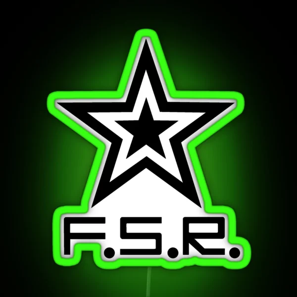 FSR Logo RGB Neon Sign