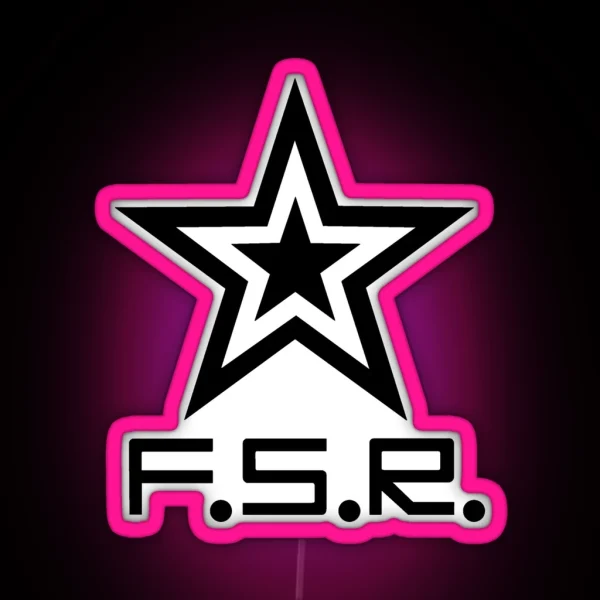 FSR Logo RGB Neon Sign