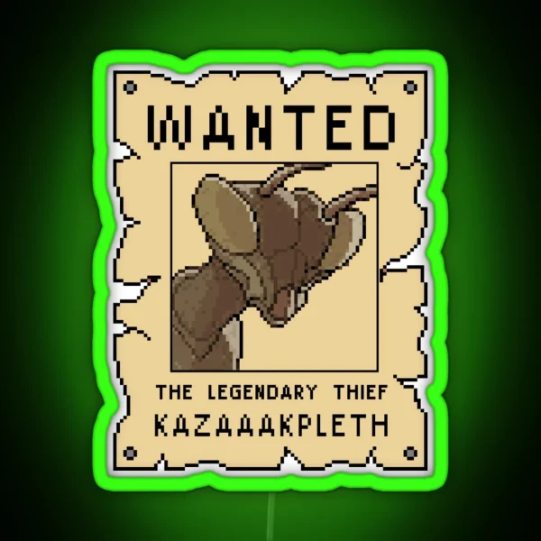 FTL The Legendary Thief Kazaaakpleth RGB Neon Sign