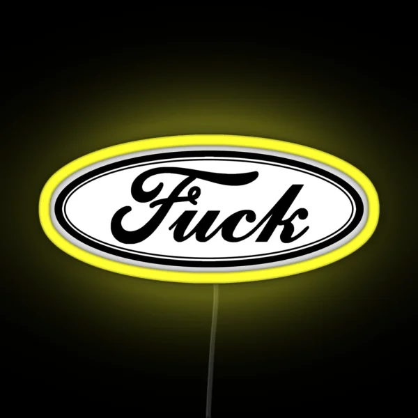 Fuck RGB Neon Sign