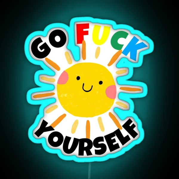 Fuck This Shit Sarcastic RGB Neon Sign