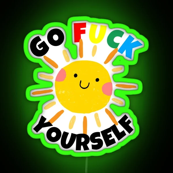 Fuck This Shit Sarcastic RGB Neon Sign