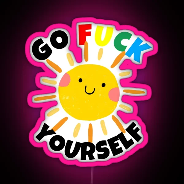 Fuck This Shit Sarcastic RGB Neon Sign