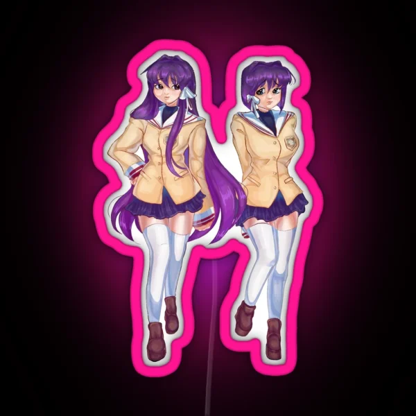 Fujibayashi Sisters RGB Neon Sign