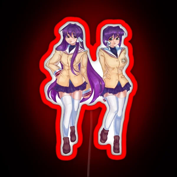 Fujibayashi Sisters RGB Neon Sign