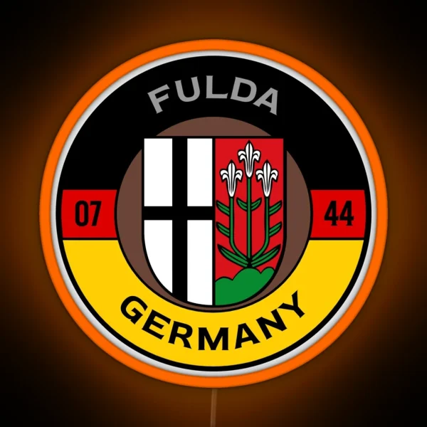 Fulda Fulda Germany German Locations RGB Neon Sign