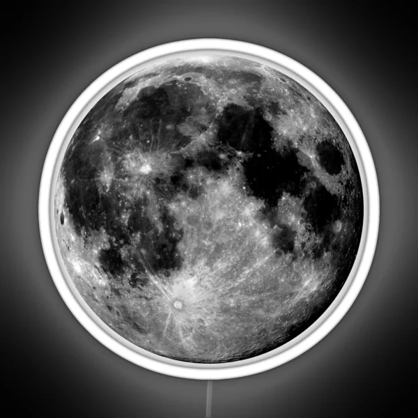 Full Moon RGB Neon Sign