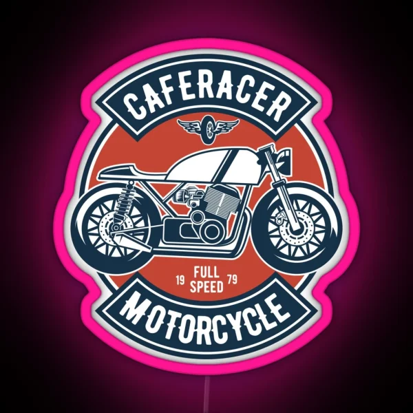 Full Speed Motorcycle RGB Neon Sign