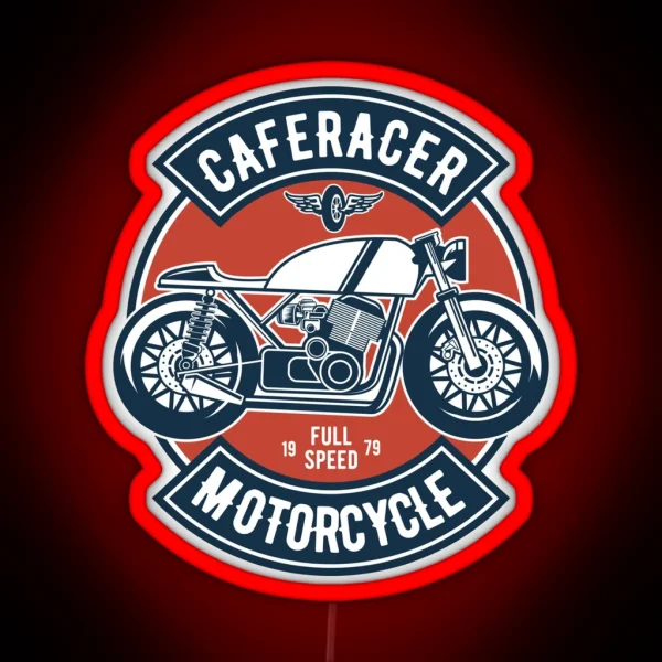 Full Speed Motorcycle RGB Neon Sign