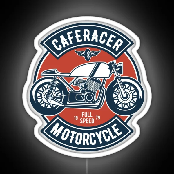 Full Speed Motorcycle RGB Neon Sign