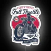 Full Throttle Choppers Ride Vintage Garage Custom Motorcycle Club Adventure Biker Lifestyle RGB Neon Sign - Image 4
