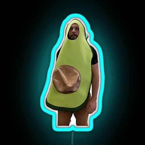 Funhaus Bruce Greene Avocado RGB Neon Sign