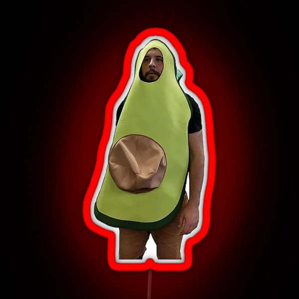 Funhaus Bruce Greene Avocado RGB Neon Sign